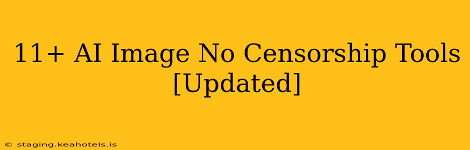 11+ AI Image No Censorship Tools [Updated]
