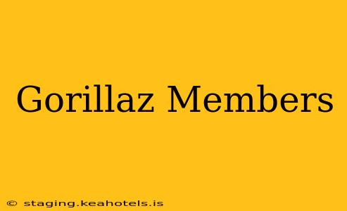 Gorillaz Members