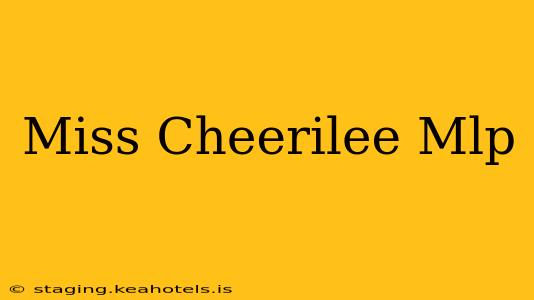 Miss Cheerilee Mlp