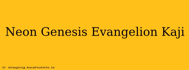 Neon Genesis Evangelion Kaji