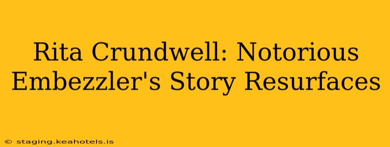 Rita Crundwell: Notorious Embezzler's Story Resurfaces
